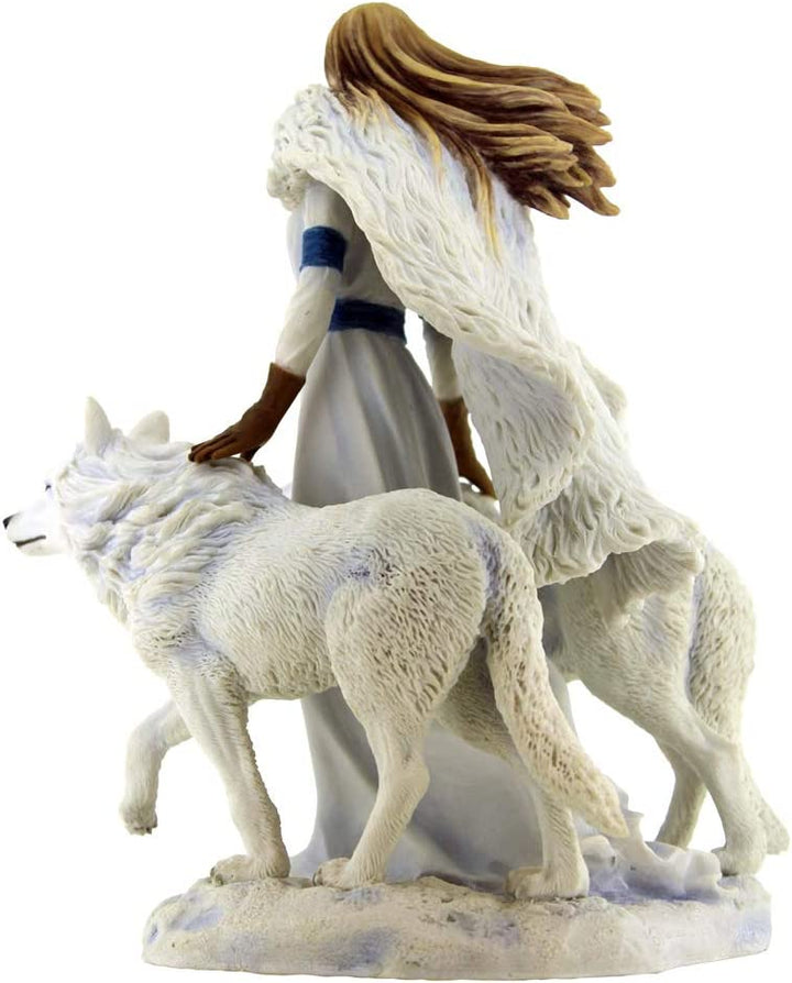 Nemesis Now Anne Stokes Winter Guardians Figurine 23cm White, Resin