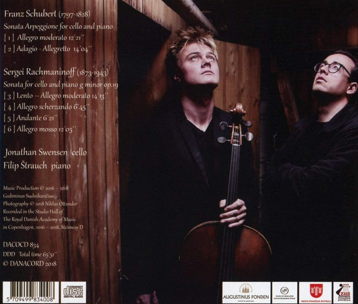 Schubert/Rachmaninow: [Jonathan Swensen; Filip trauch] [Danacord: DACO 834] [Audio CD]