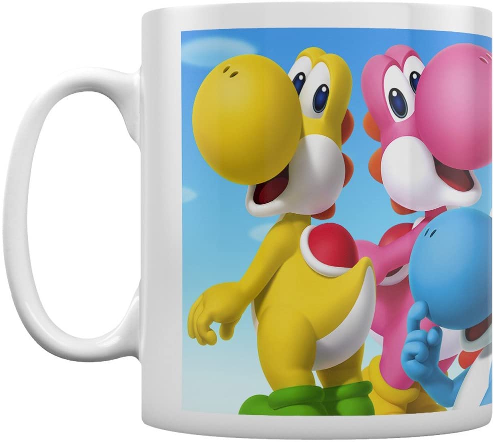 Super Mario MG24480 Pyramid International „Super Mario (Yoshi)“, offizielle Keramik-Kaffee-/Teetasse in Box, mehrfarbig, 11 oz/315 ml