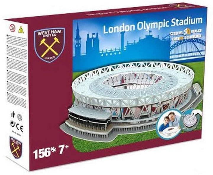 Nanostad West Ham Uniteds London Stadium 3D-Puzzle