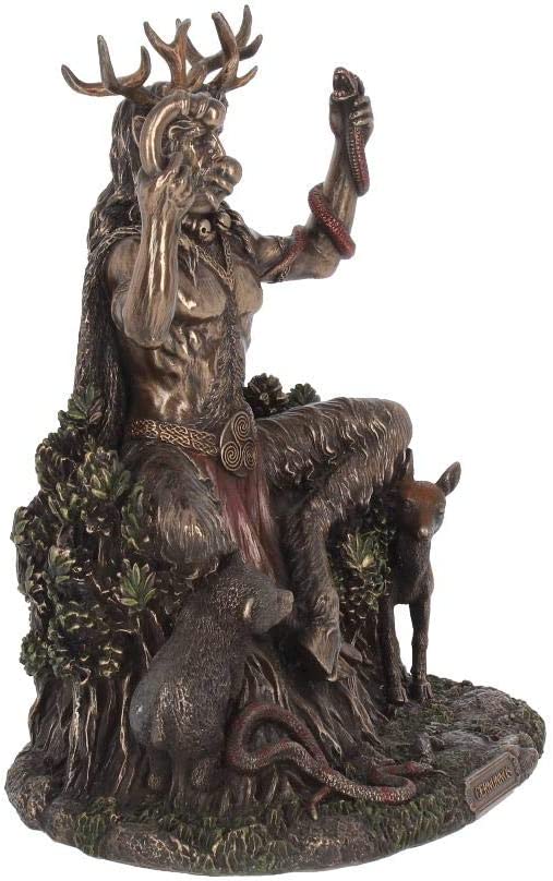 Nemesis Now Cernunnos und Tiere 23 cm Figur, Bronze