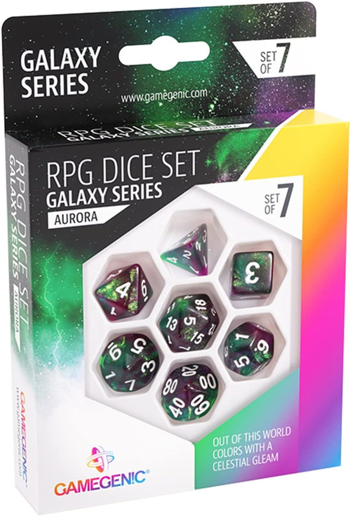 Gamegenic Galaxy Series - Neptune RPG Dice (7pcs)