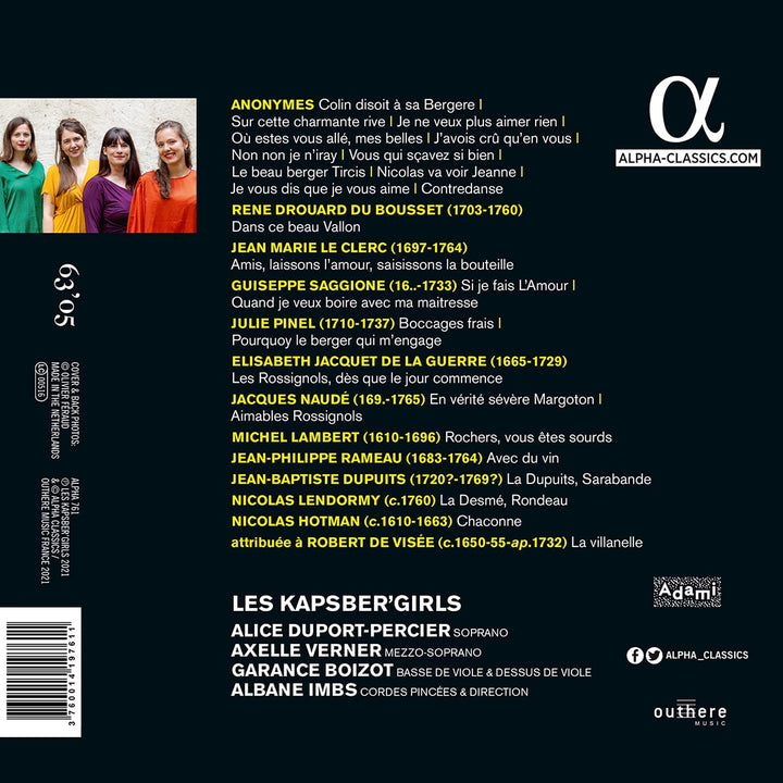 Les Kapsber'girls - Vous avez dit Brunettes? [Audio CD]