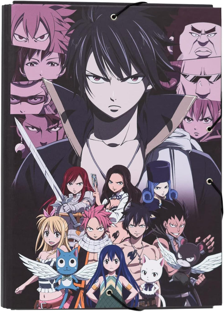 Grupo Erik Fairy Tail Premium A4 File Folder - 13.4 x 10 Inch / 34 x 25.5 cm