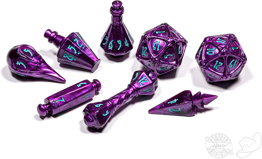 PolyHero Wizard 8 Dice Set - Wizardstone