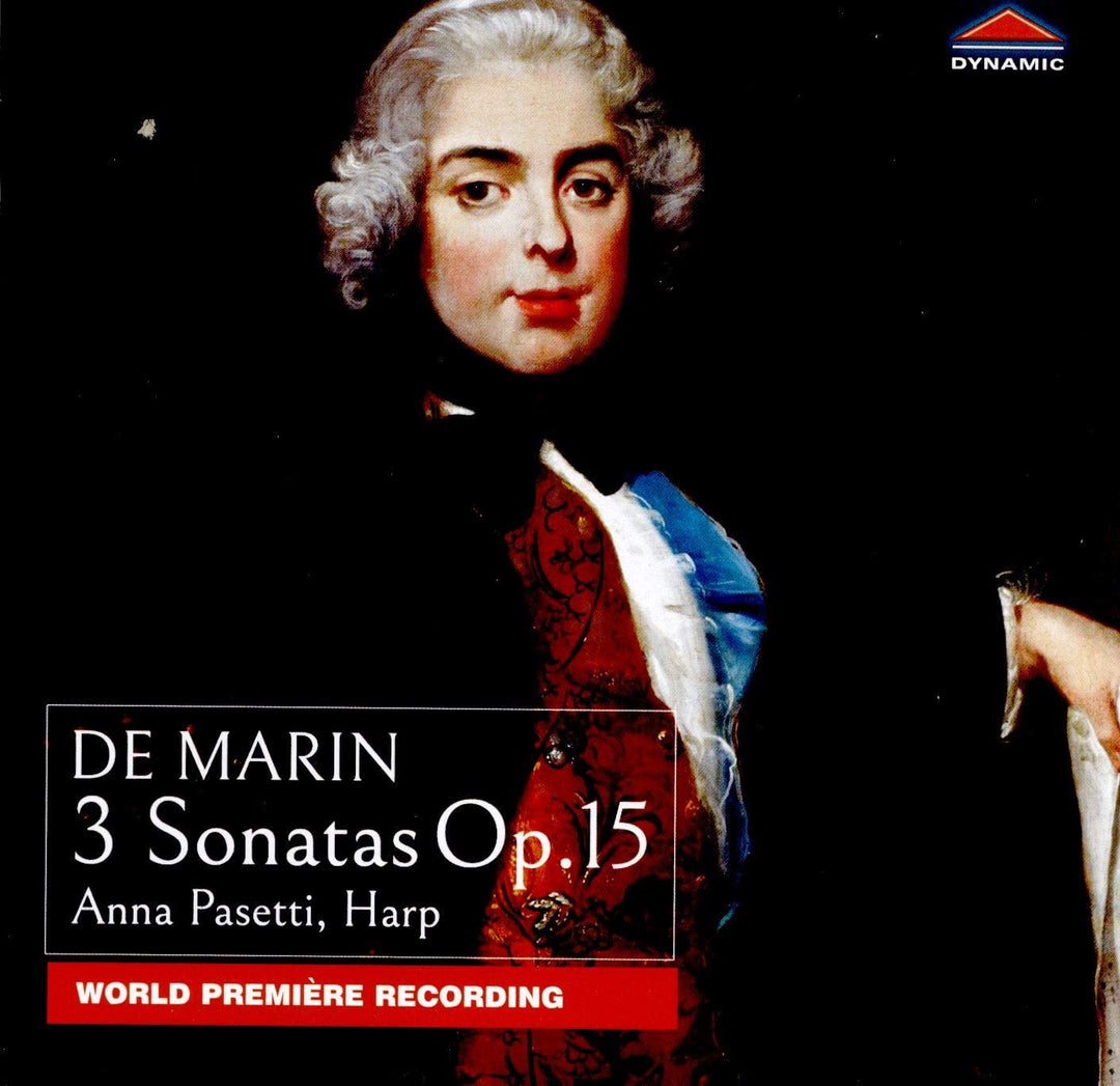 Anna Pasetti - De Marin: 3 Sonatas Op. 15 [Anna Pasetti] [Dynamic S7792] [Audio CD]