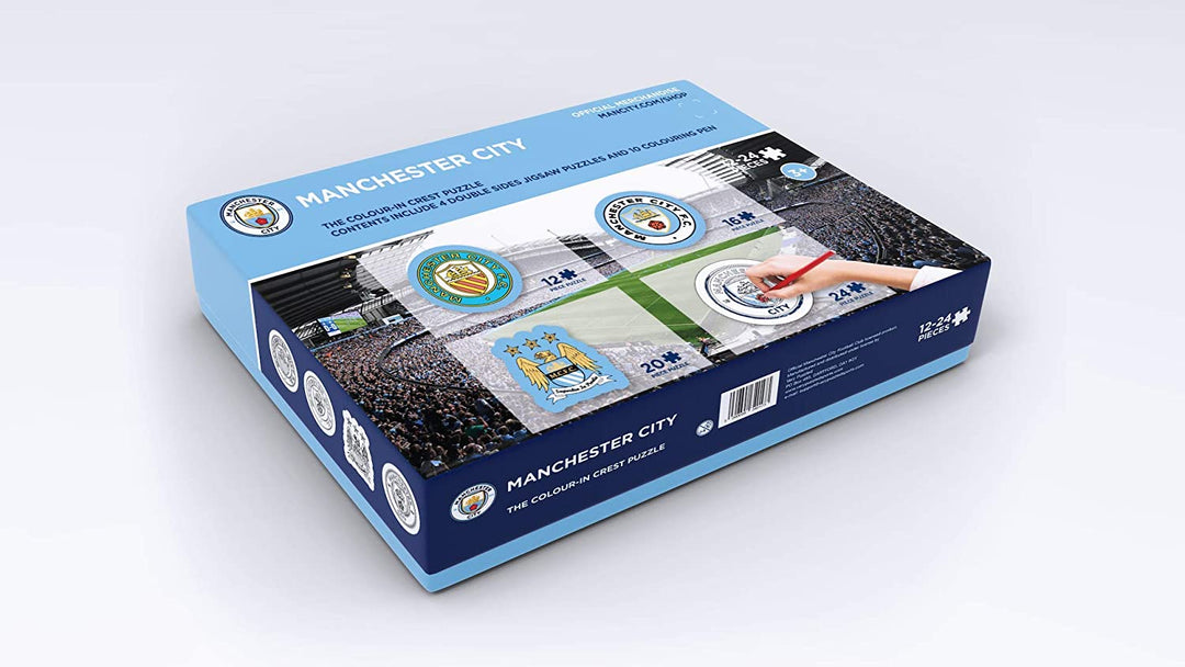 Manchester City Crest Puzzle (12-24 pieces)