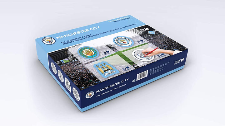 Manchester City Wappen-Puzzle (12–24 Teile)