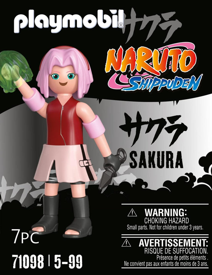 Playmobil 71098 Naruto: Sakura Figurenset, Naruto Shippuden Anime-Sammlerfigur