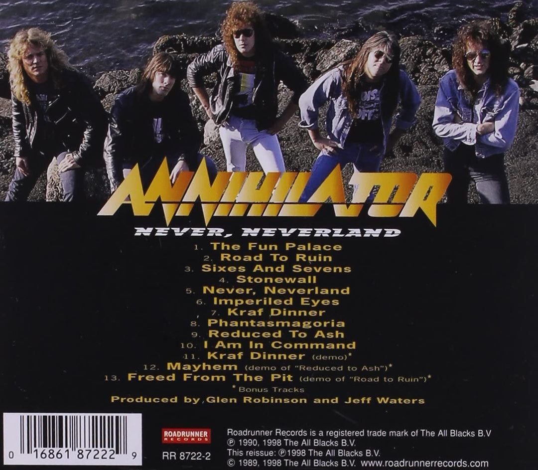 Annihilator – Never, Neverland [Audio-CD]