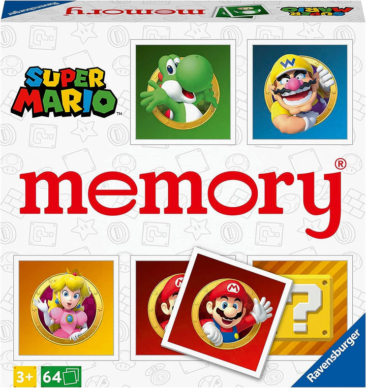 Ravensburger Super Mario Large Memory – Matching Picture Snap Pairs-Spiel für Kinder