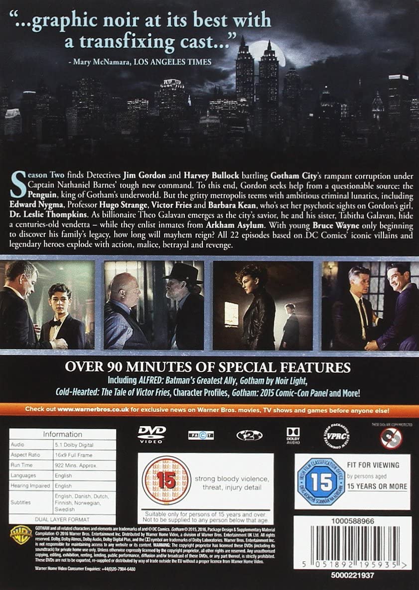 Gotham - Seizoen 2 [DVD] [2016]