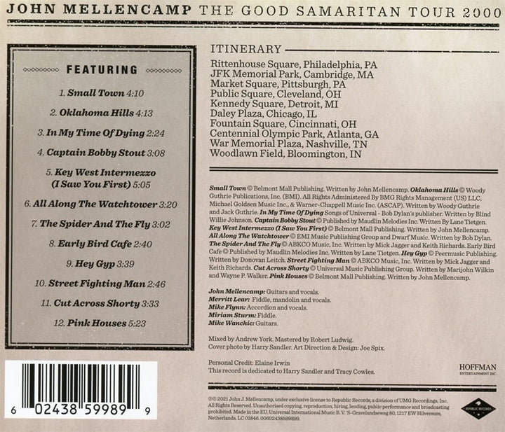 Mellencamp, John – Good Samaritan.. [Audio CD]