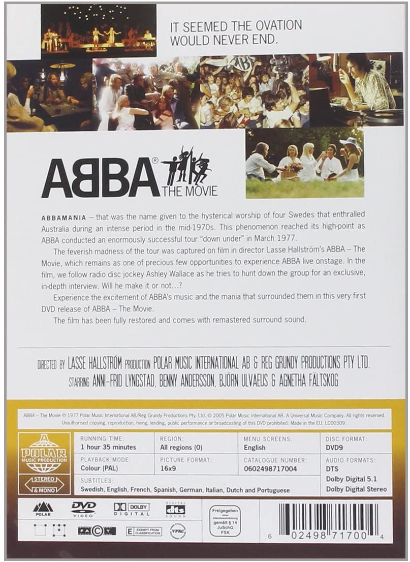 Abba – Der Film [2005] – Musical/Dokumentarfilm [DVD]