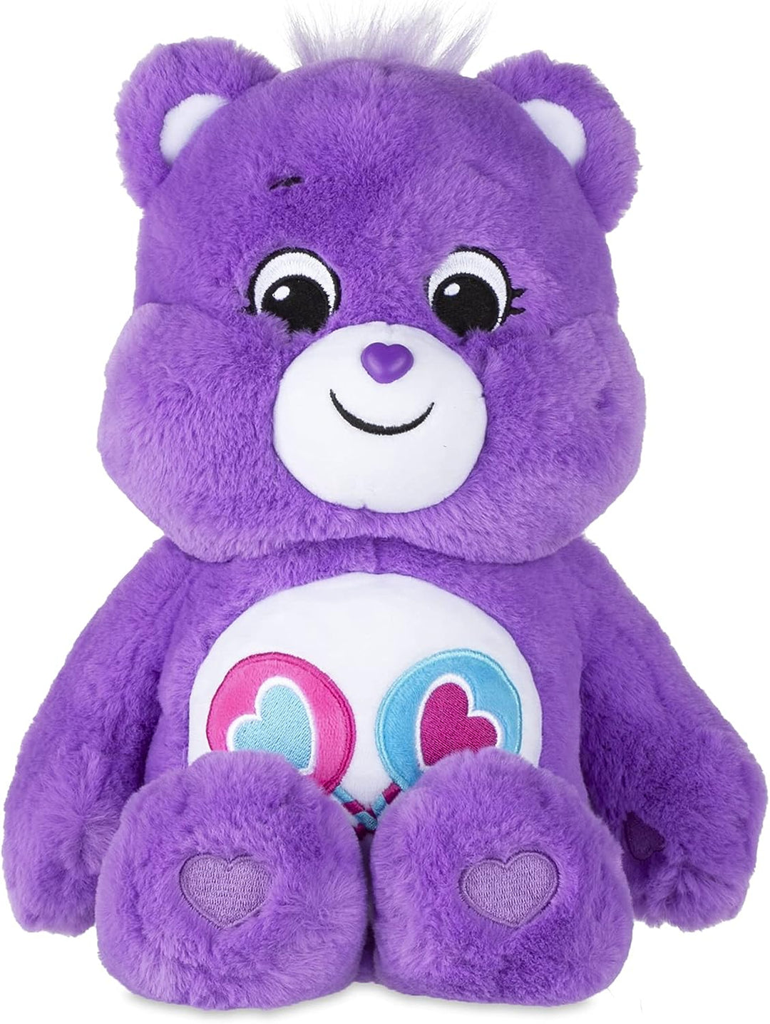 Care Bears 22063 14 Inch Medium Plush Share Bear, Collectable Cute Plush Toy, Cuddly Toys for Children, Soft Toys for Girls and Boys, Cute Teddies Suitable for Girls and Boys Aged 4 Years +