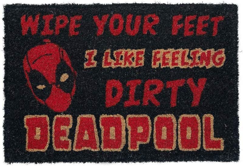 Fußmatte „Deadpool Marvel Wipe Your Feet“, 40 x 60 x 1,3 cm