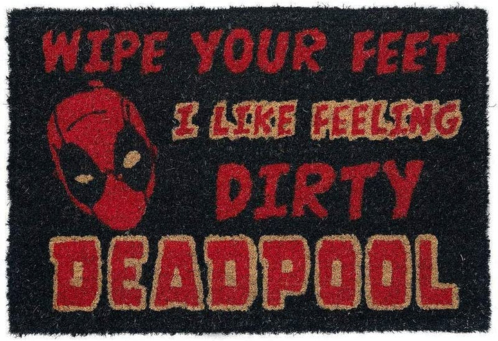 Deadpool Marvel Wipe Your Feet Door Mat 40 x 60 x 1.3cm