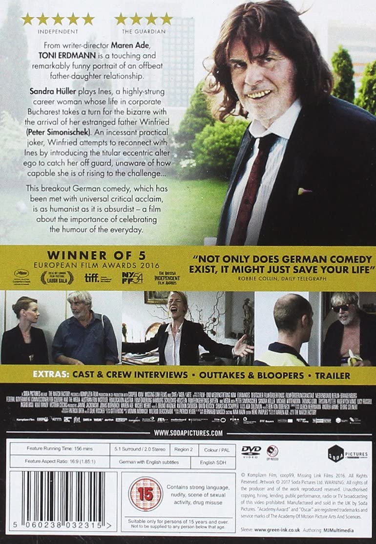 Toni Erdmann [2017] – Drama [DVD]