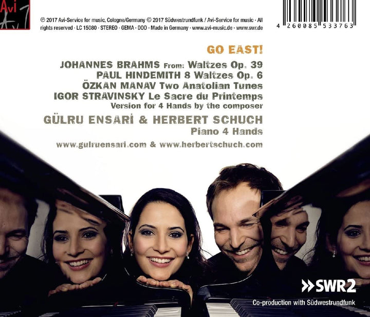 Gulru Ensari &amp; Herbert Schuch – Strawinsky: Go East! [Audio-CD]