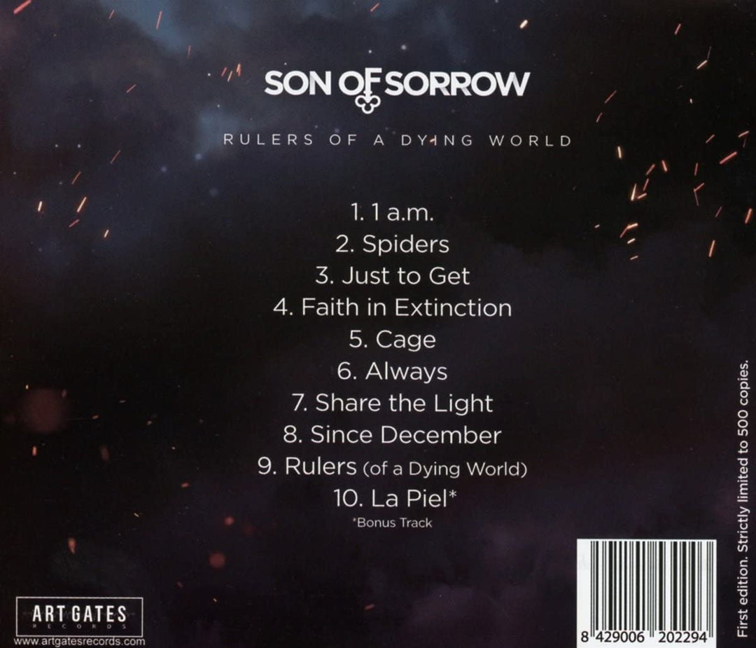 Son Of Sorrow - Rulers Of A Dying World [Audio CD]