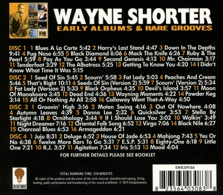 Wayne Shorter – Frühe Alben und seltene Grooves [Audio-CD]