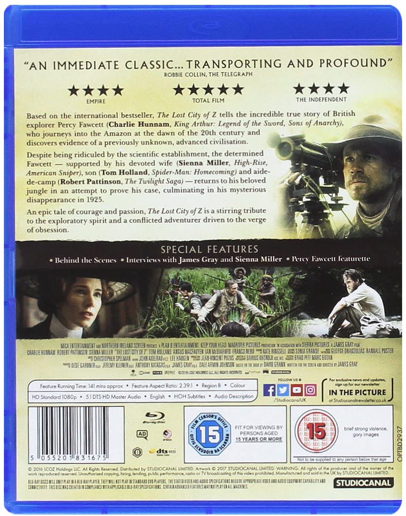 De verloren stad van Z [Blu-ray]