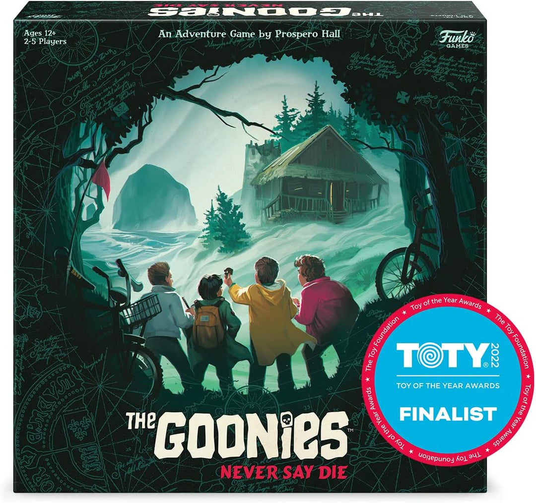 The Goonies: Never Say Die kooperatives Strategie-Brettspiel für Kinder und Erwachsene