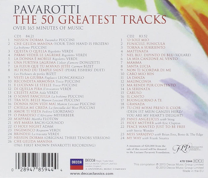 Pavarotti The 50 Greatest Tracks - Pavarotti [Audio-CD]