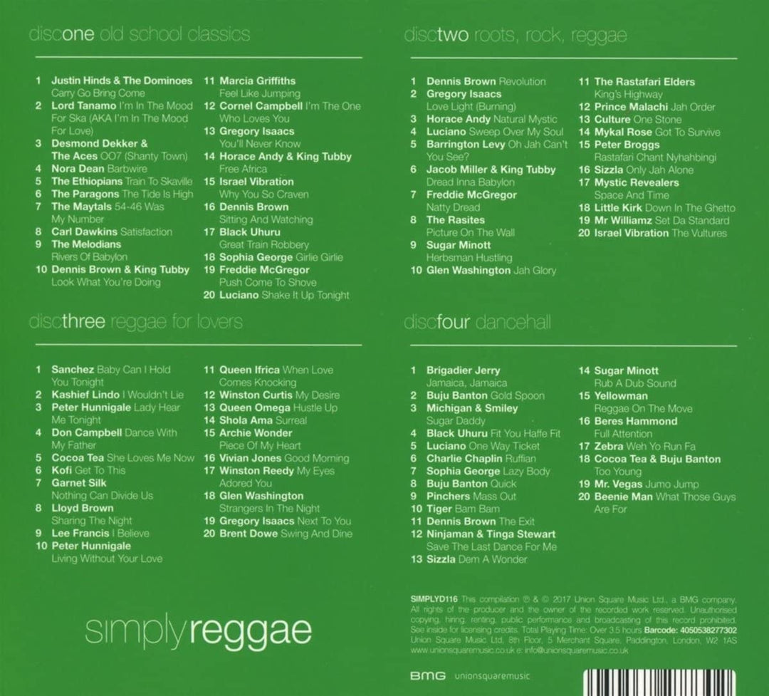 Simply Reggae [Audio CD]