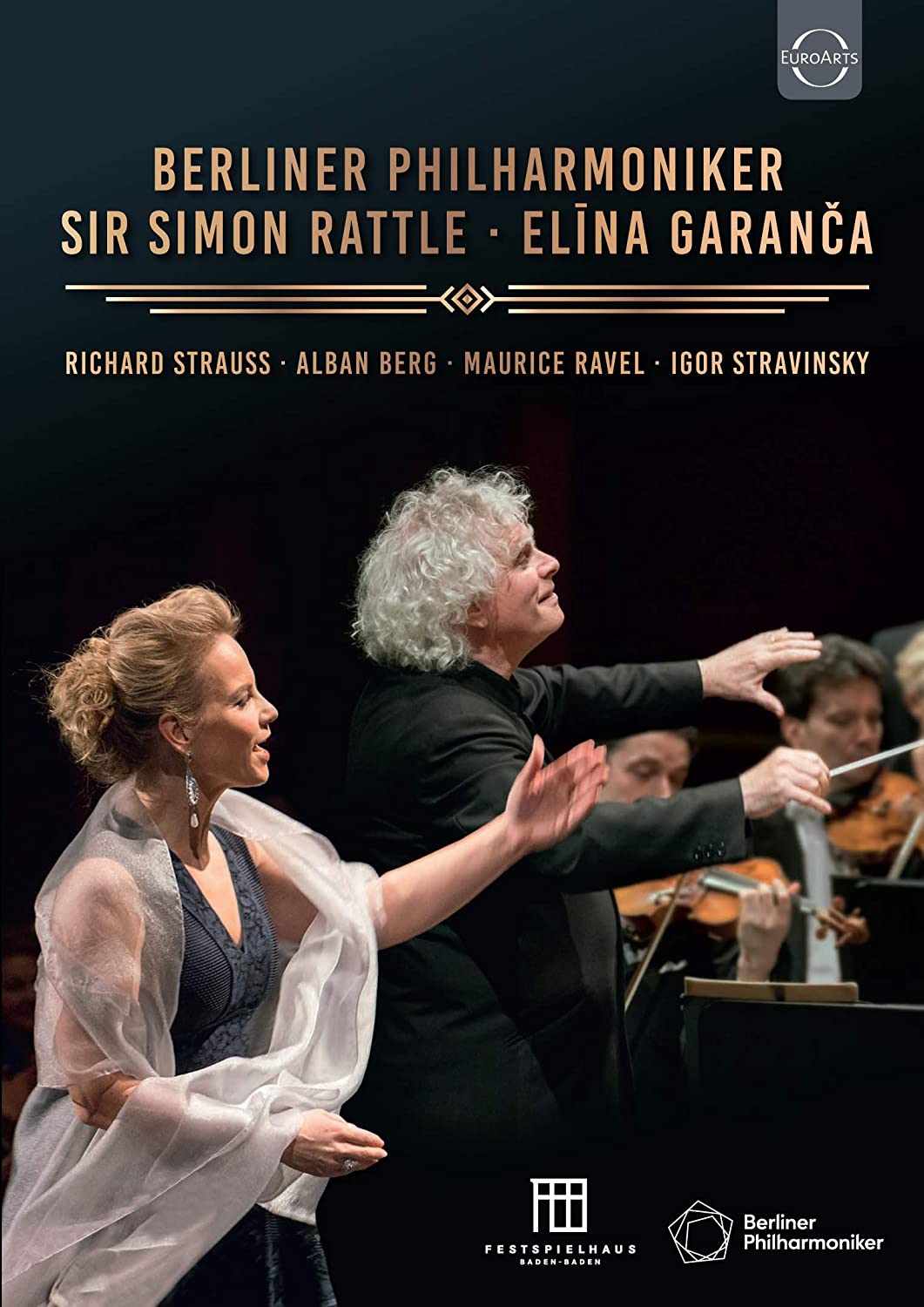 Berliner Philharmoniker, Sir Simon Rattle &amp; Elina Garanca in Baden-Baden [DVD] [2020}