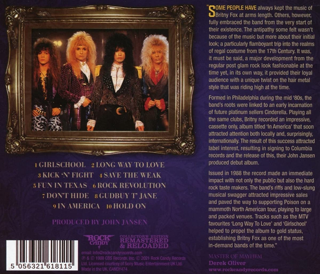 Britny Fox [Audio-CD]