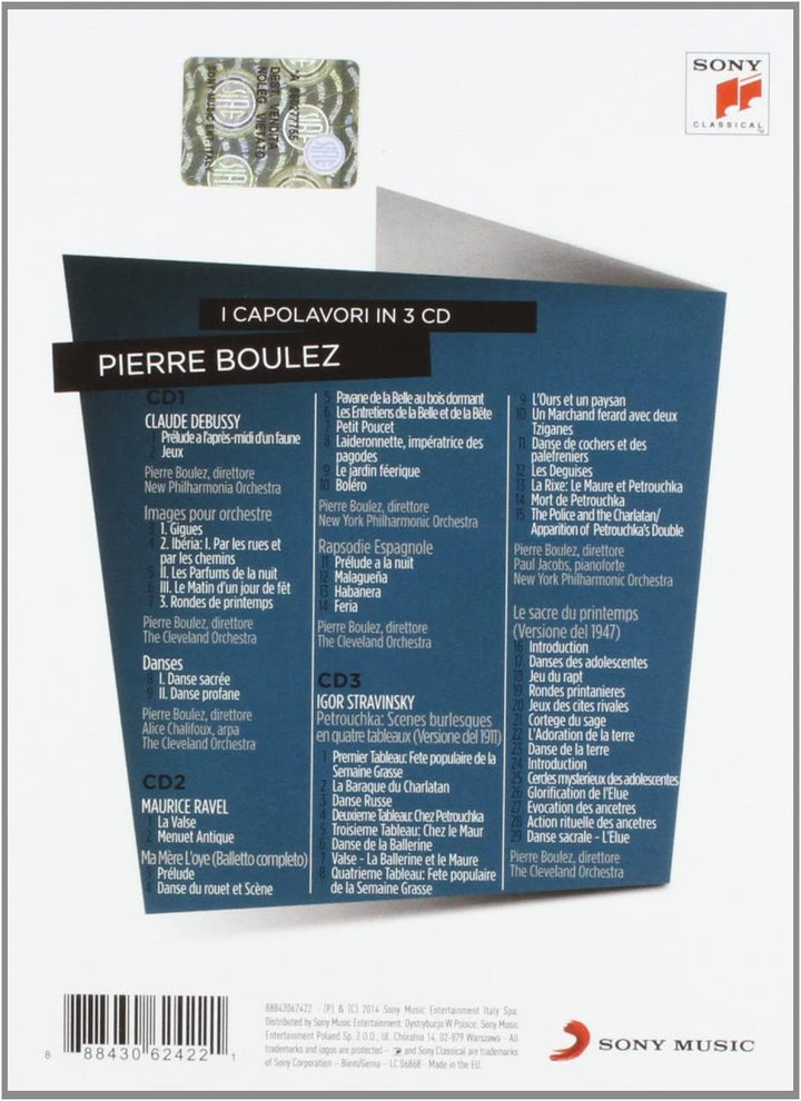 Pierre Boulez [Audio CD]