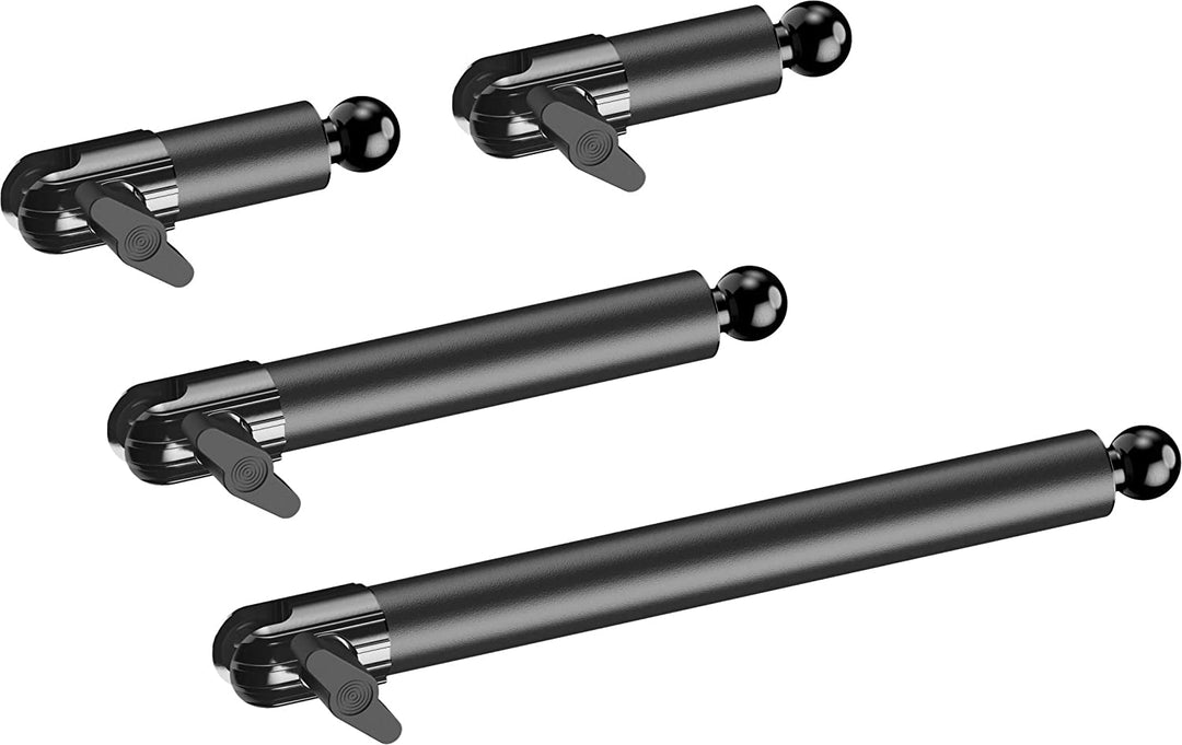 Elgato Flex Arm Kit, vier Stahlrohre mit Kugelgelenken (kompatibel mit allen Elgato Multi Mount Zubehörteilen), Schwarz