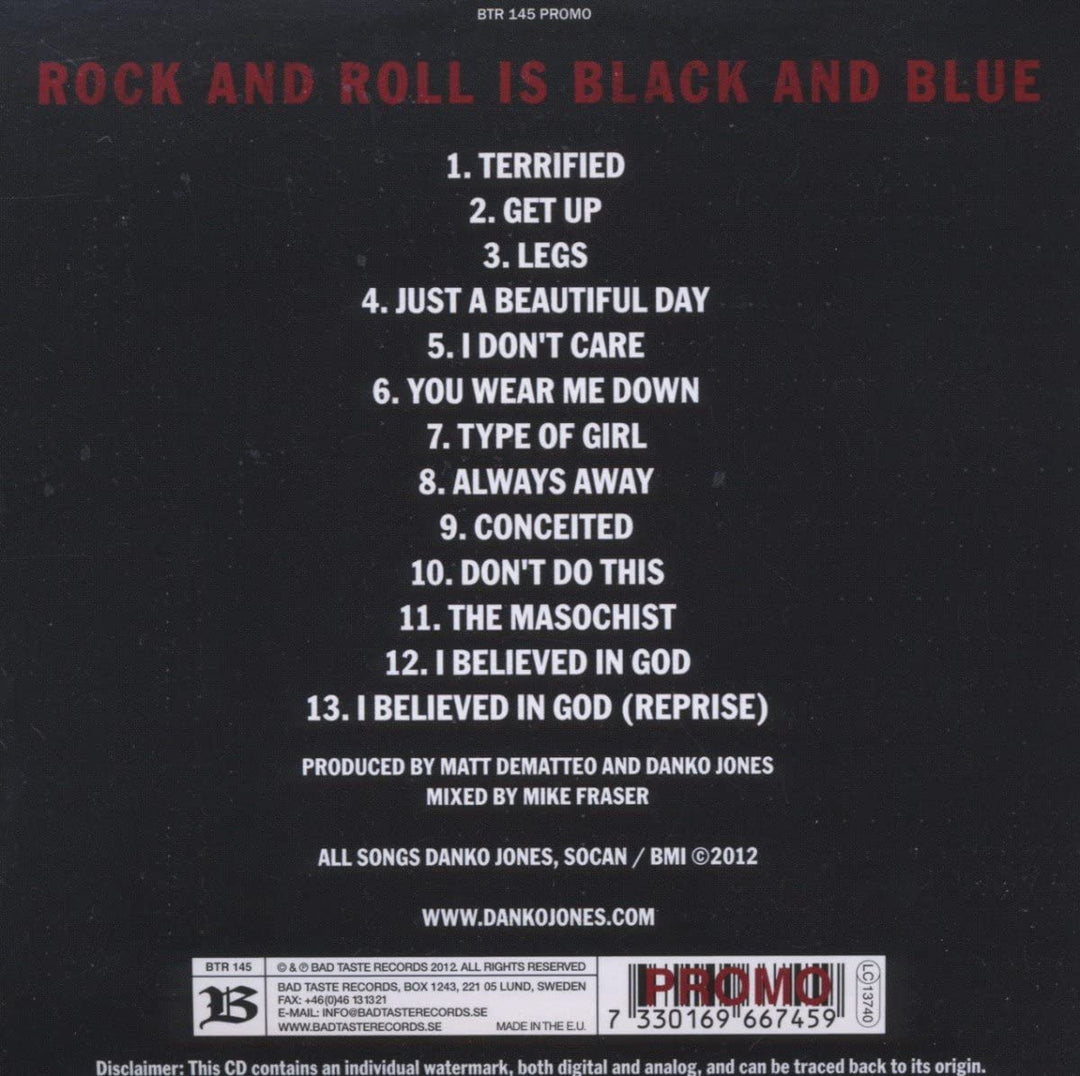 Danko Jones – Rock And Roll Is Black And Blue [Audio-CD]