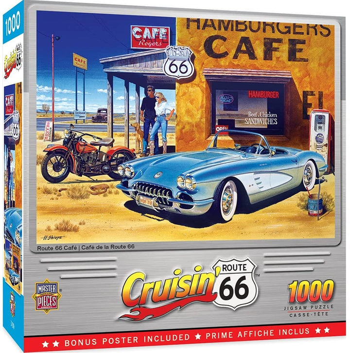 MasterPieces Route 66 Cafe Cruisin' Puzzle (1000 Teile)