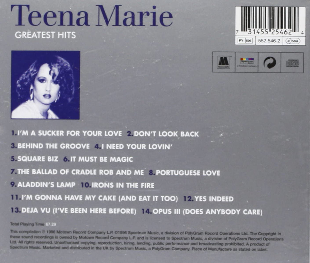 Greatest Hits - Teena Marie [Audio-CD]