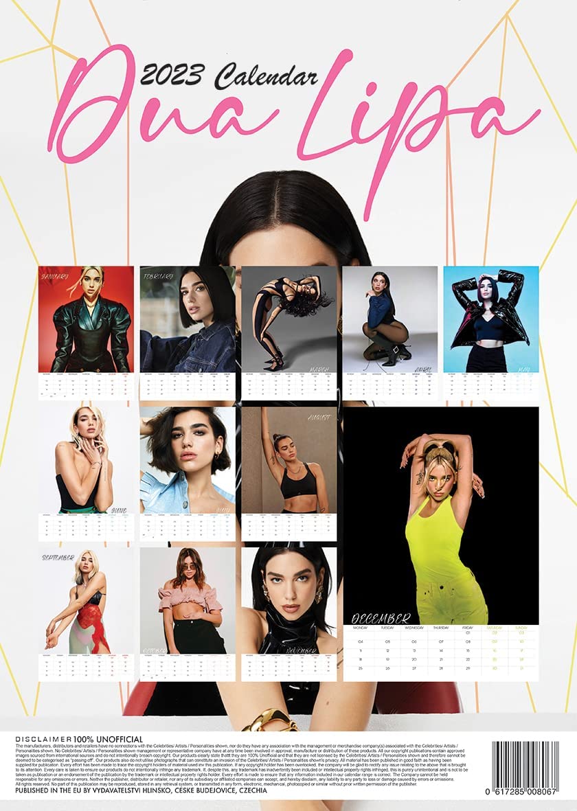 DUA LIPA KALENDER 2023