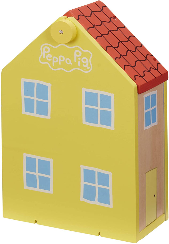 Peppa Pig 07213 Casa familiar de madera, multicolor