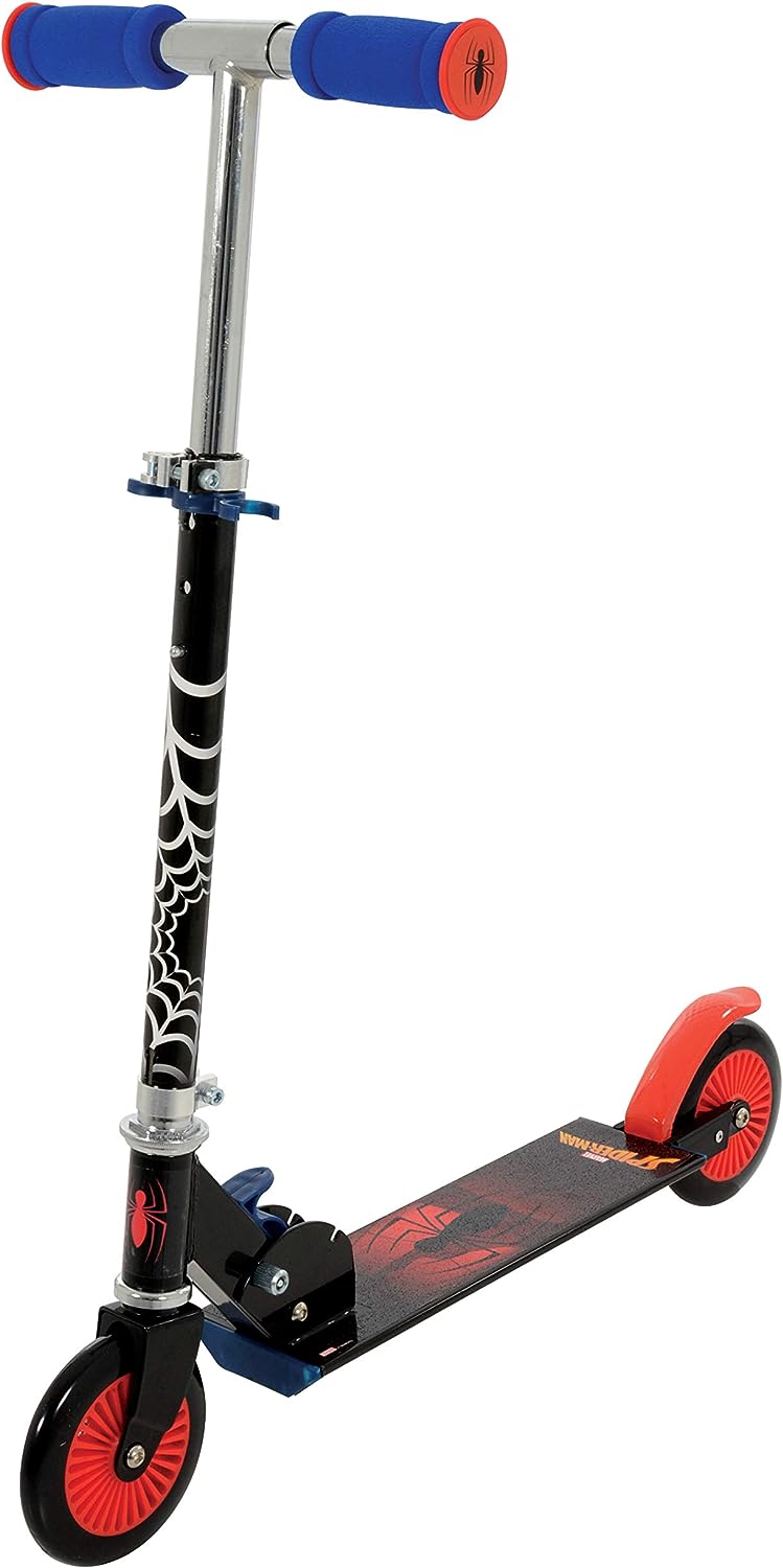 Spiderman M004009 Spider-Man Inline-Scooter, Rot