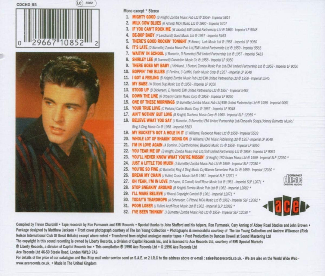 Ricky Nelson - Rockin' With Ricky [Audio-CD]