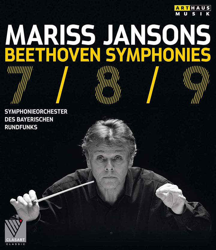 Beethoven: Symphonien 7, 8 und 9 [Symphonieorchester des Bayerischen Rundfunks, Mariss Jansons] [Arthaus [2016] [Blu-ray]