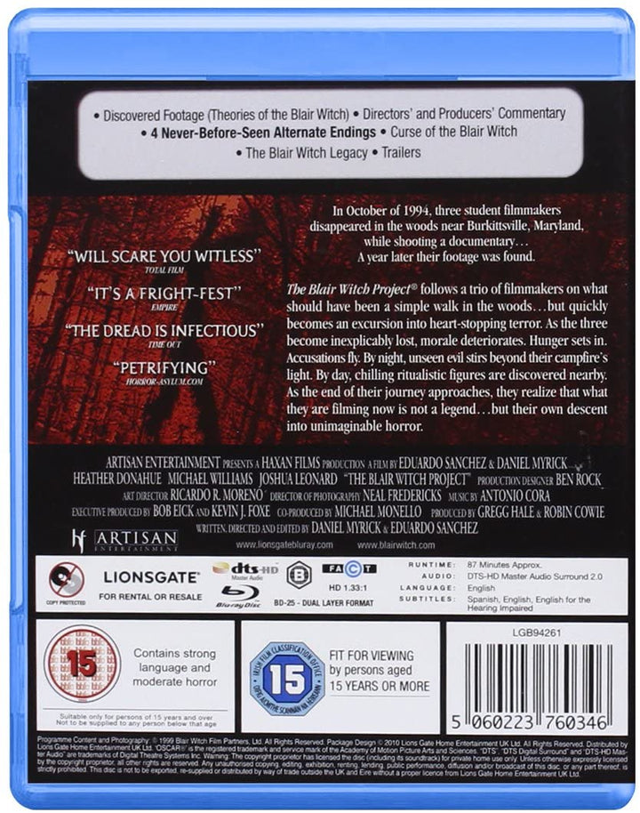 Blair Witch Project – Horror [Blu-ray]