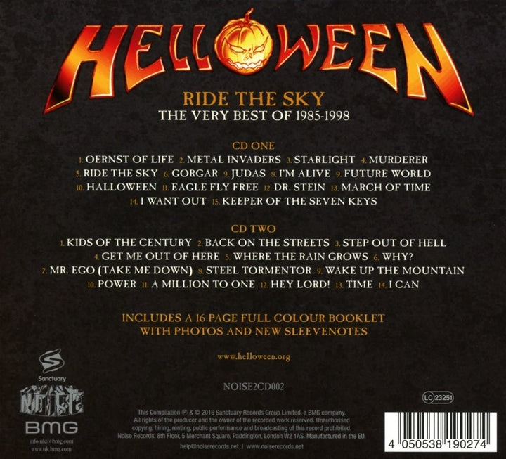 Helloween – Ride The Sky – Das Allerbeste von 1985–1998 [Audio-CD]