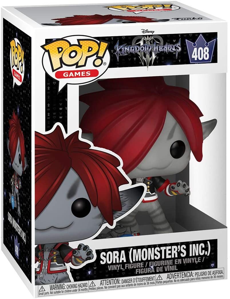 Kingdom Hearts 3 Sora (Monstres inc.) Funko 34057 Pop! Vinyle #408