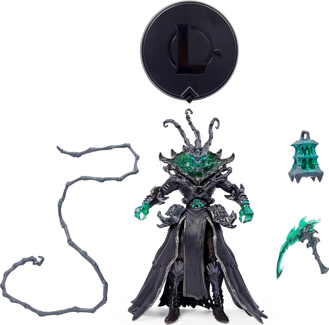 League of Legends, 15 cm große Thresh-Sammelfigur mit Premium-Details und 2 Zubehörteilen, The Champion Collection, Sammlerqualität, ab 12 Jahren