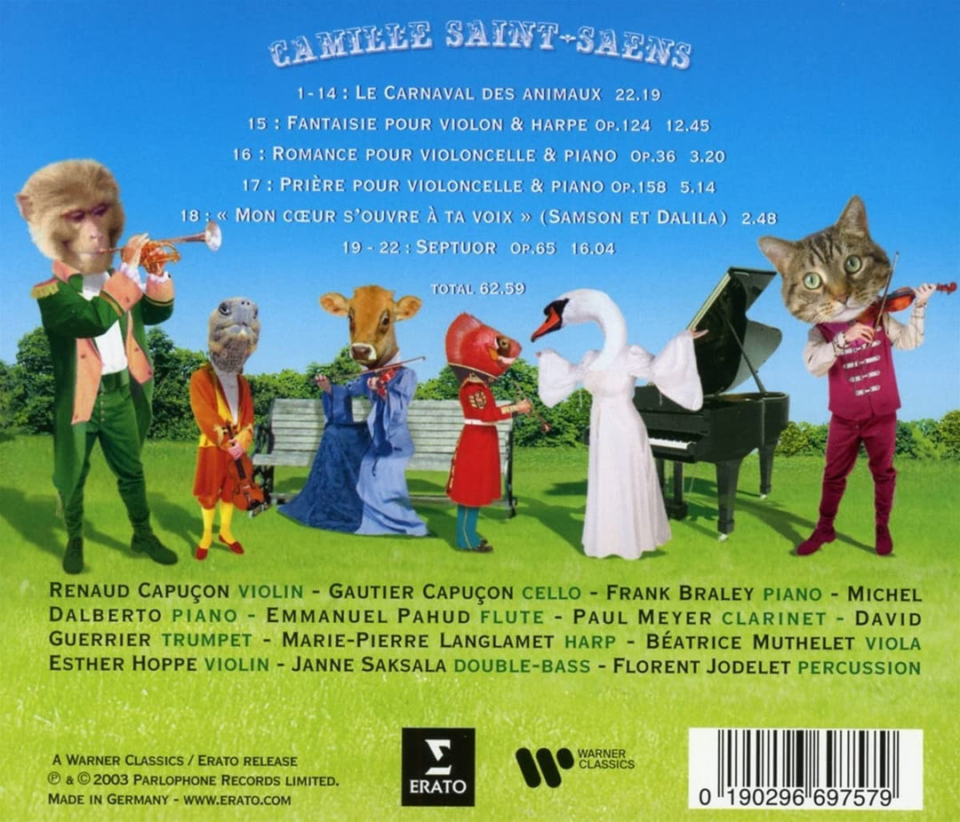 Le Carnaval des animaux [Audio-CD]