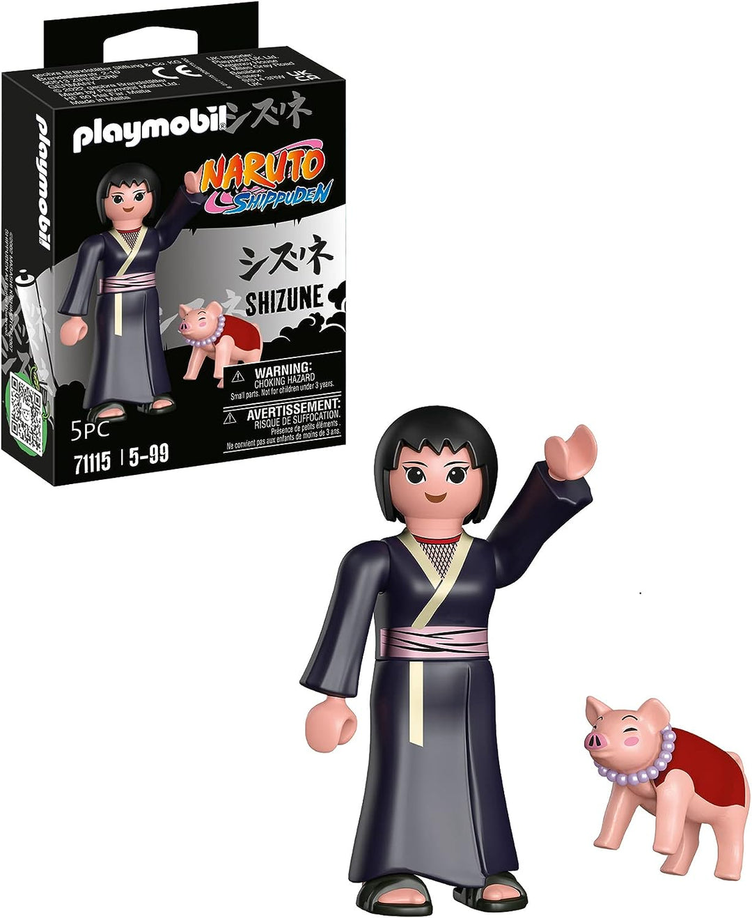 Playmobil 71115 Naruto: Shizune Figurenset, Naruto Shippuden Anime Sammlerstück