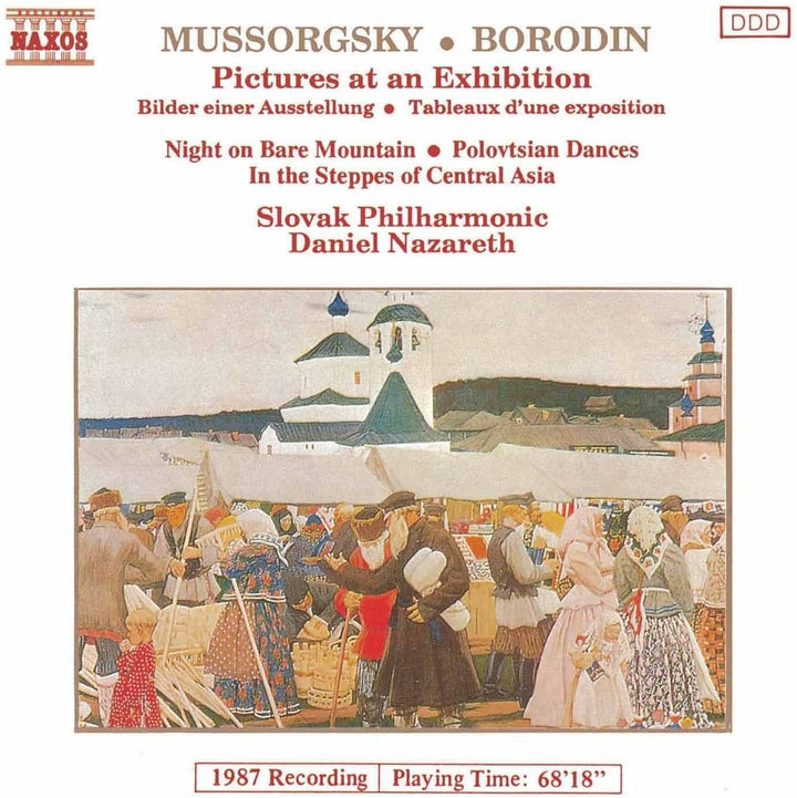 Mussorgsky: Bilder einer Ausstellung; Nacht auf dem kahlen Berg; Borodin: In den Steppen Zentralasiens [Audio-CD]