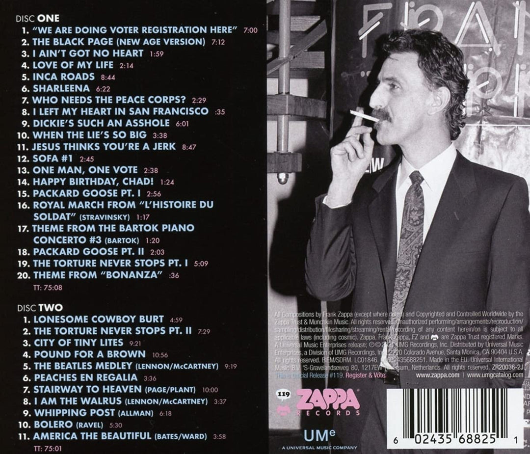 Frank Zappa - Zappa '88: The Last US Show [Audio CD]