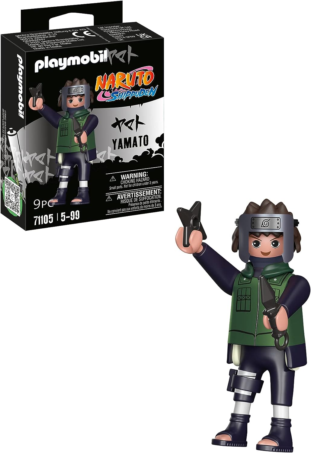 Playmobil 71105 Naruto: Yamato Figurenset, Naruto Shippuden Anime-Sammlerfigur